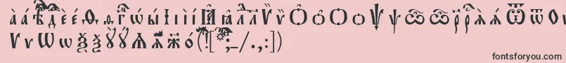 Saiba mais sobre a fonte Orthodox.TtUcs8Разрядочный Fonte Orthodox.TtUcs8Разрядочный – fontes pretas em um fundo rosa